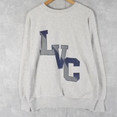 画像1: 90's REVERSE WEAVE TYPE USA製 "LEBANON VALLEY COLLEGE" バックプリントスウェット XL (1)