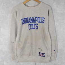 画像1: 90's Champion REVERSE WEAVE "INDIANAPOLIS COLTS" プリントスウェット XL (1)