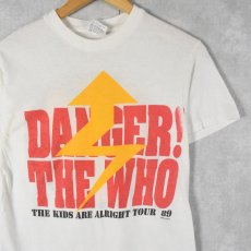 画像2: 80's THE WHO USA製 "THE KIDS ARE ALRIGHT TOUR '89" ロックバンドツアープリントTシャツ M (2)