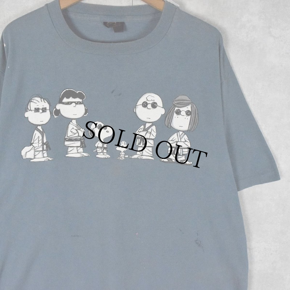画像1: 90's PEANUTS USA製 "柔道" キャラクターTシャツ XL (1)