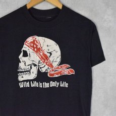 画像1: 70〜80's Harley Davidson スカルバンダナTシャツ  (1)