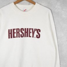 画像1: 90's HERSHEY'S USA製  お菓子企業プリントスウェット L (1)
