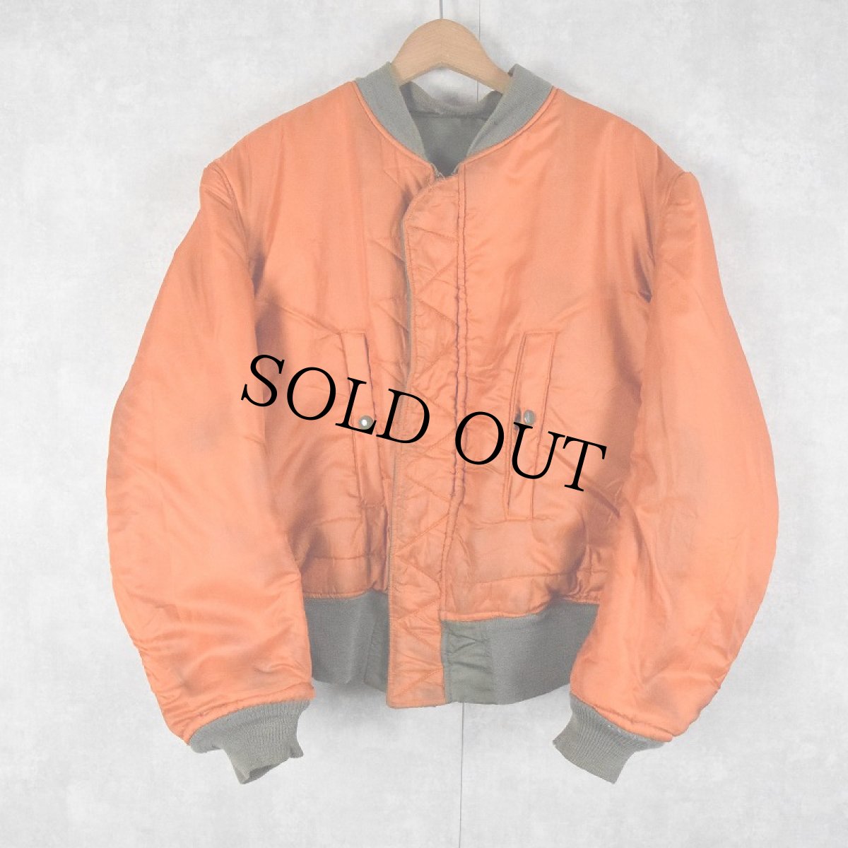 画像2: 60's U.S.AIR FORCE MA-1 D-TYPE フライトジャケット MEDIUM (2)