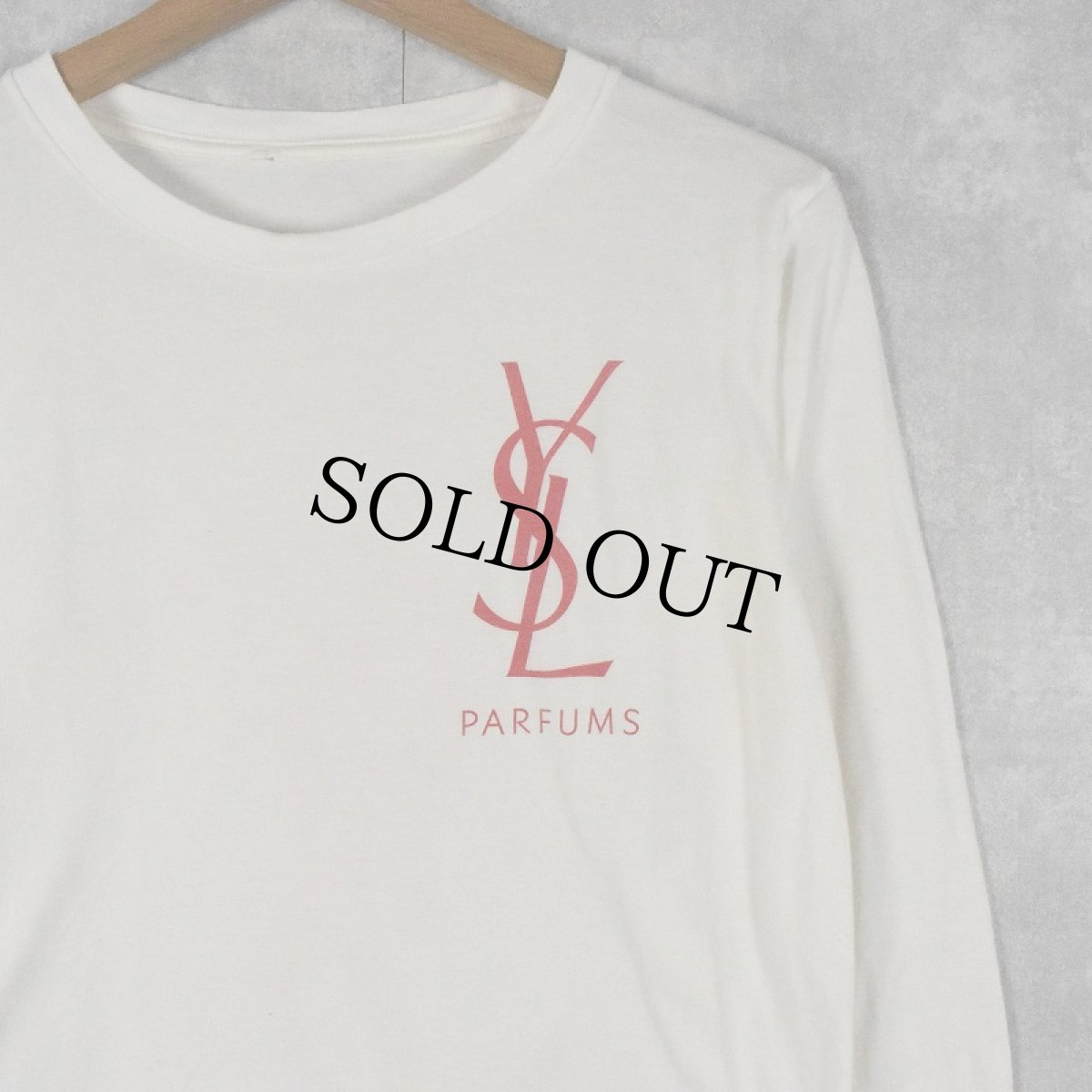 画像2: Yves Saint-Laurent PARFUMS ロゴプリントロンT (2)