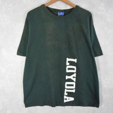 画像1: 【SALE】 90's Champion USA製 "LOYOLA" プリントTシャツ L (1)