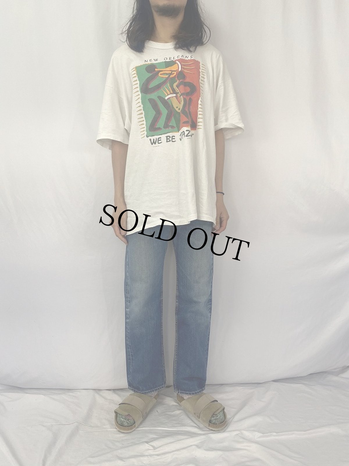 画像2: 40〜50's Lee 101B センター赤タグ デニムパンツ W33 (2)