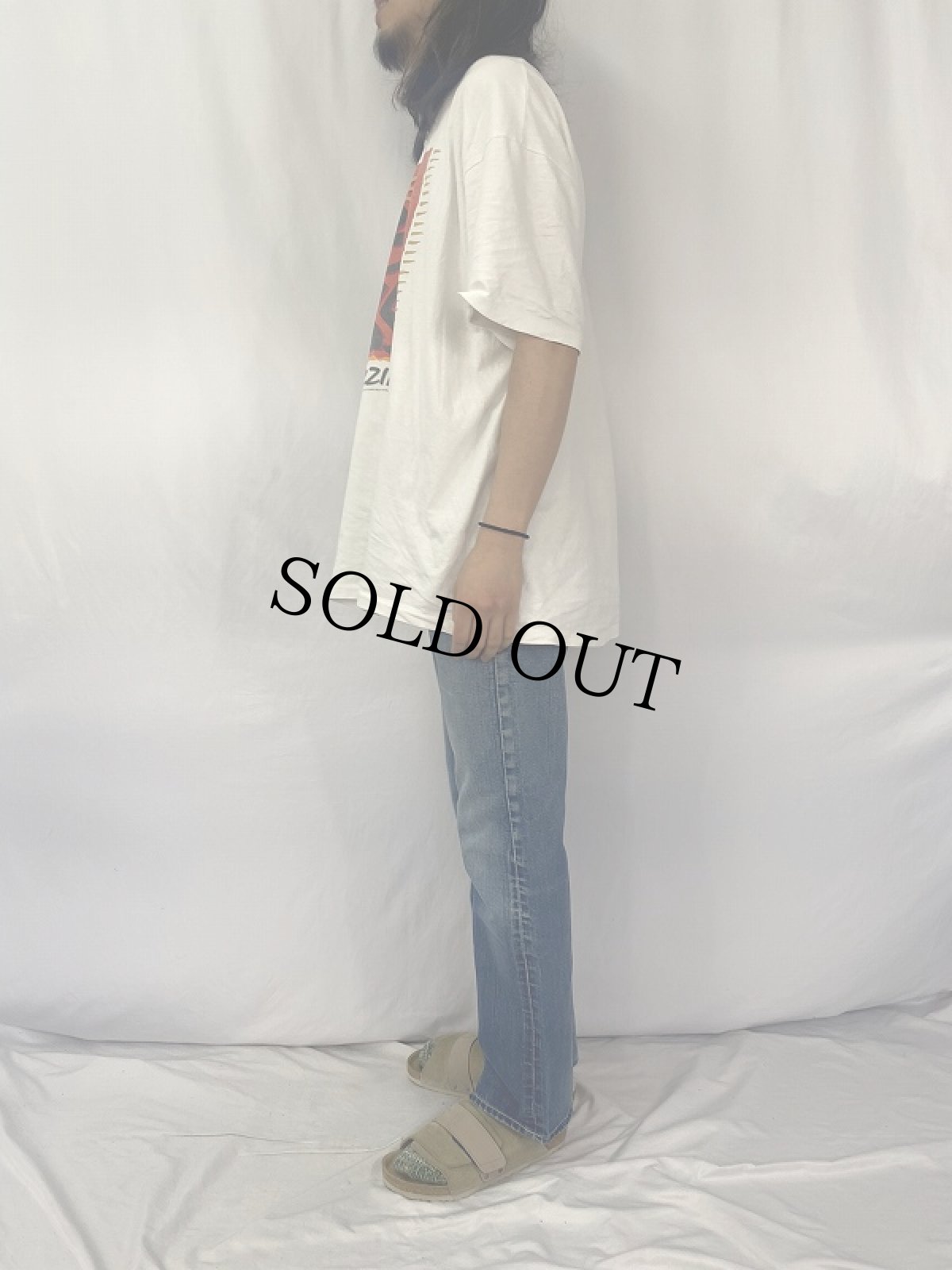 画像3: 40〜50's Lee 101B センター赤タグ デニムパンツ W33 (3)