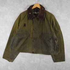 画像1: 80's Barbour ENGLAND製 "SPEY" 3ワラント オイルドジャケット XL (1)