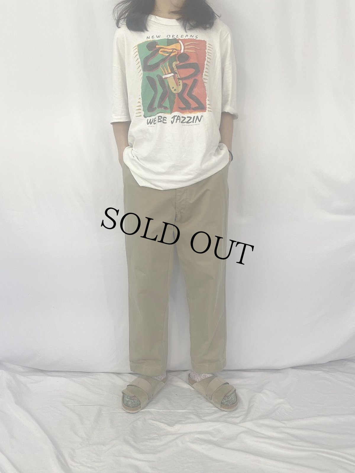 画像2: 60's U.S.M.C チノトラウザーズ W33 (2)