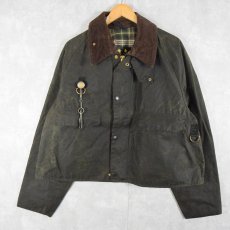 画像1: 90's Barbour ENGLAND製 "SPEY" 3ワラント オイルドジャケット XL (1)
