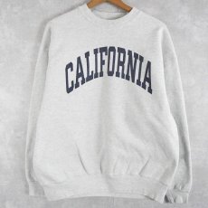 画像1: 90's FRUIT OF THE LOOM "CALIFORNIA" プリントスウェット L (1)