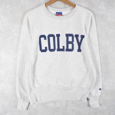 画像1: Champion REVERSE WEAVE "COLBY" プリントスウェット M (1)