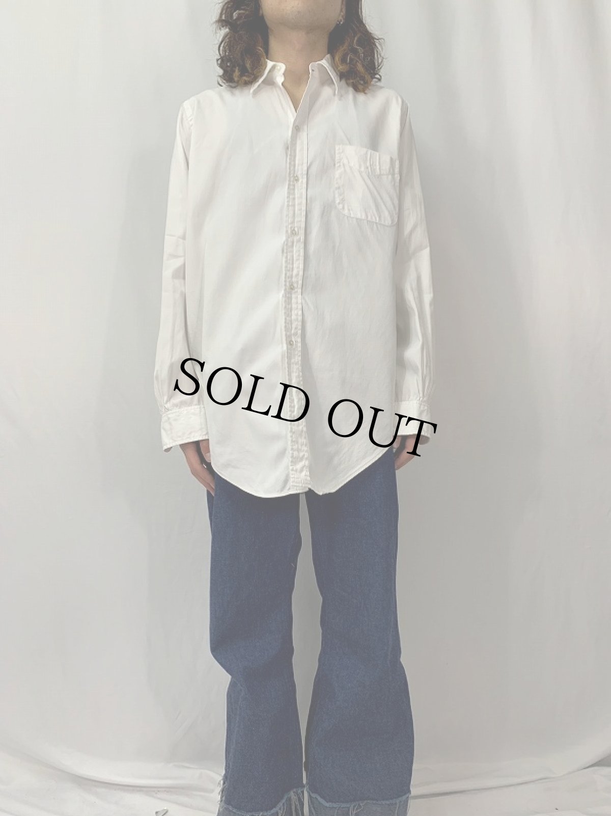 画像2: 90's Brooks Brothers USA製 コットンシャツ 16-5 (2)