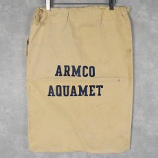 画像1: VINTAGE ARMCO AQUAMET コットンバッグ  (1)