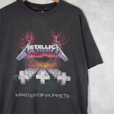 画像1: 90's METALLICA "MASTER OF PUPPETS" ヘヴィメタルバンドプリントTシャツ BLACK L (1)