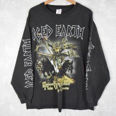 画像1: Iced Earth ヘヴィメタルバンドロンT XL (1)