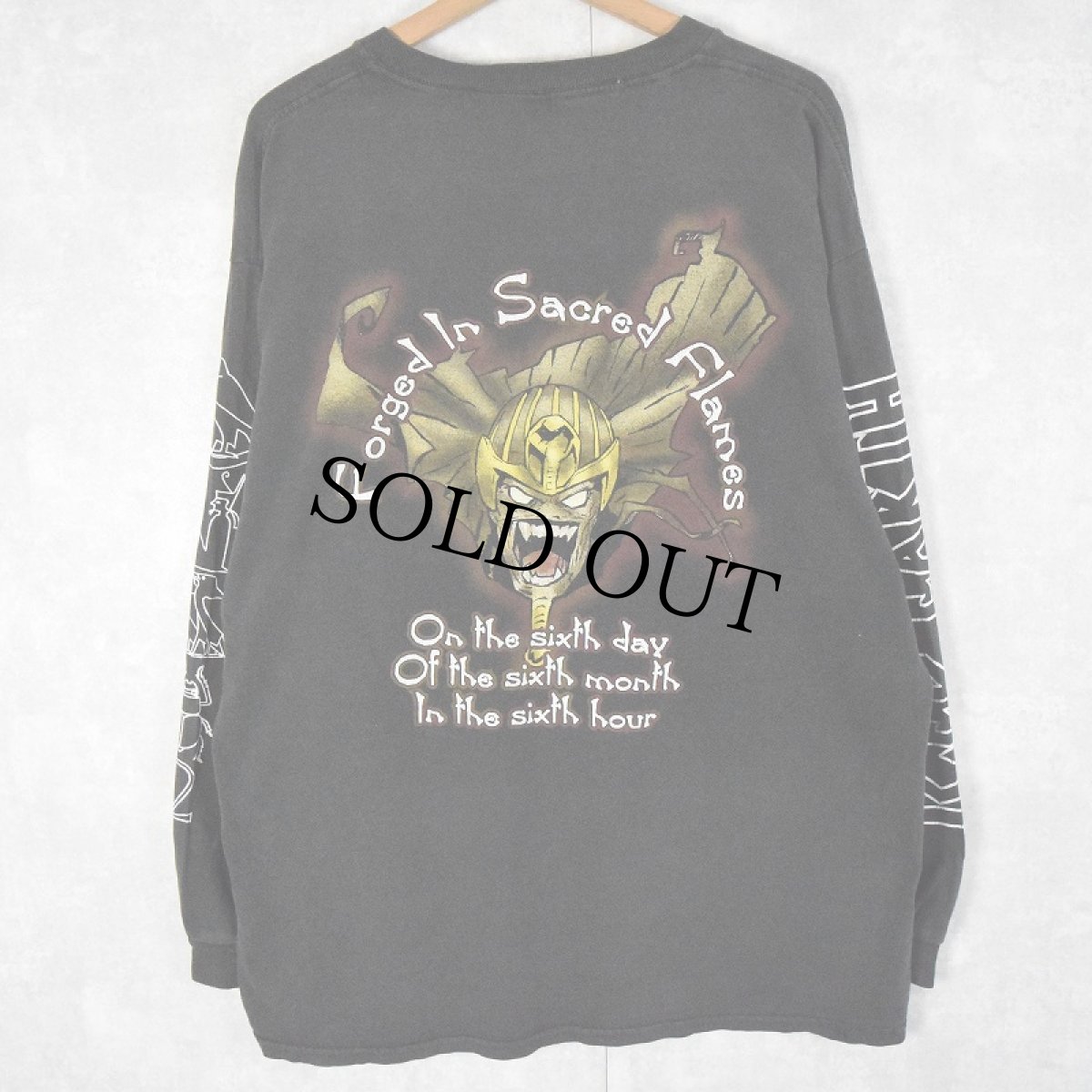 画像2: Iced Earth ヘヴィメタルバンドロンT XL (2)