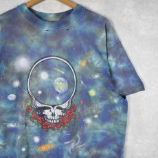 画像1: 90's GRATEFUL DEAD "Space Your Face" ロックバンドプリントタイダイTシャツ XL (1)