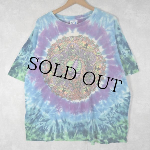 【リキッドブルー】00s☆グレイトフルデッド☆バンドTタイダイTシャツ☆2XL NEW(新品)リキッドブルー GRETEFULDEAD グレイトフルデッド