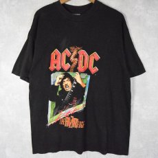 画像1: 90's AC/DC USA製 "The Razors Edge" ロックバンドプリントTシャツ BLACK XL (1)