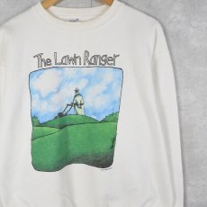 画像1: 90's USA製 "The Lawn Ranger" イラストプリントスウェット XL (1)