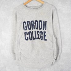 画像1: 90's REVERSE WEAVE TYPE USA製 "GORDON COLLEGE" プリントスウェット M (1)