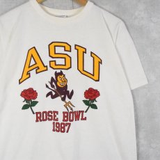 画像1: 80's Champion トリコタグ USA製 "ASU" カレッジプリントTシャツ XL (1)