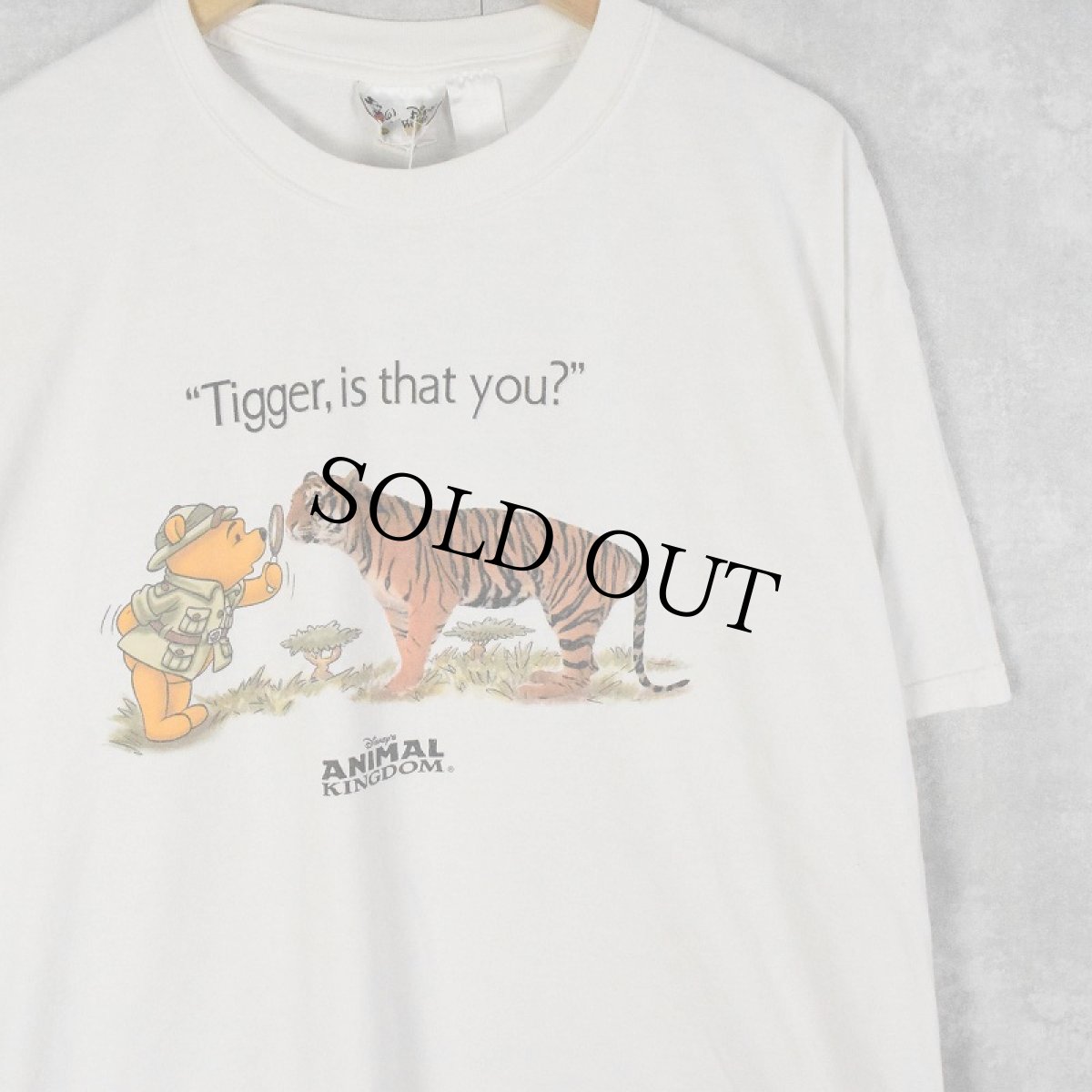 画像1: Disney "ANIMAL KINGDOM" キャラクタープリントTシャツ L (1)