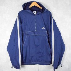 画像1: adidas ナイロンアノラックパーカー 2XL (1)