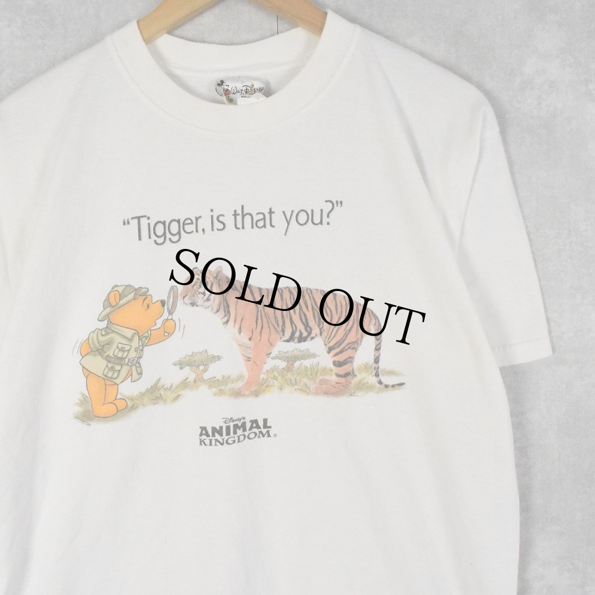 画像1: Disney "ANIMAL KINGDOM" キャラクタープリントTシャツ M (1)