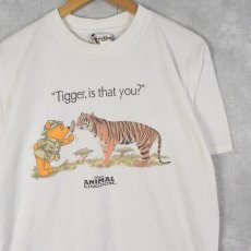 画像1: Disney "ANIMAL KINGDOM" キャラクタープリントTシャツ M (1)