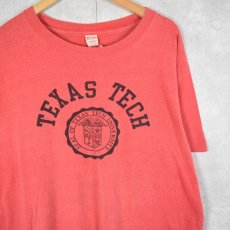 画像1: 80's Champion トリコタグ USA製 "TEXAS TECH" カレッジプリントTシャツ XXL (1)