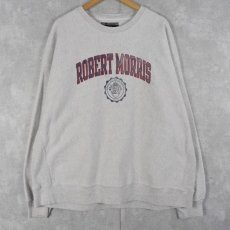 画像1: Champion ORIGINAL REVERSE WEAVE "ROBERT MORRIS" スウェット XXXL (1)