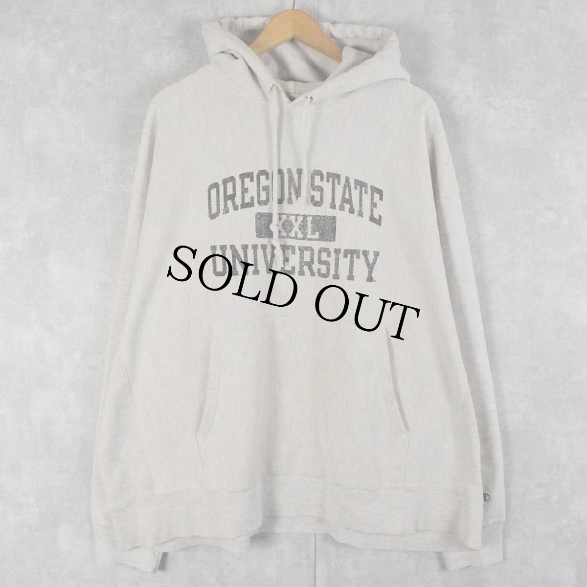 画像1: Champion ORIGINAL REVERSE WEAVE "OREGON STATE UNIVERSITY" スウェットフーディ XXL (1)