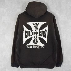 画像1: WEST COAST CHOPPERS ロゴプリントスウェットフーディー XL (1)