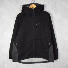 画像1: 2000's Patagonia Rシリーズ フードジャケット BLACK L (1)