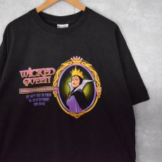 画像1: Disney 白雪姫 "WICKED QUEEN" キャラクタープリントTシャツ L (1)