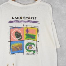 画像1: 90's "LAN Expert !" コンピューター企業Tシャツ (1)