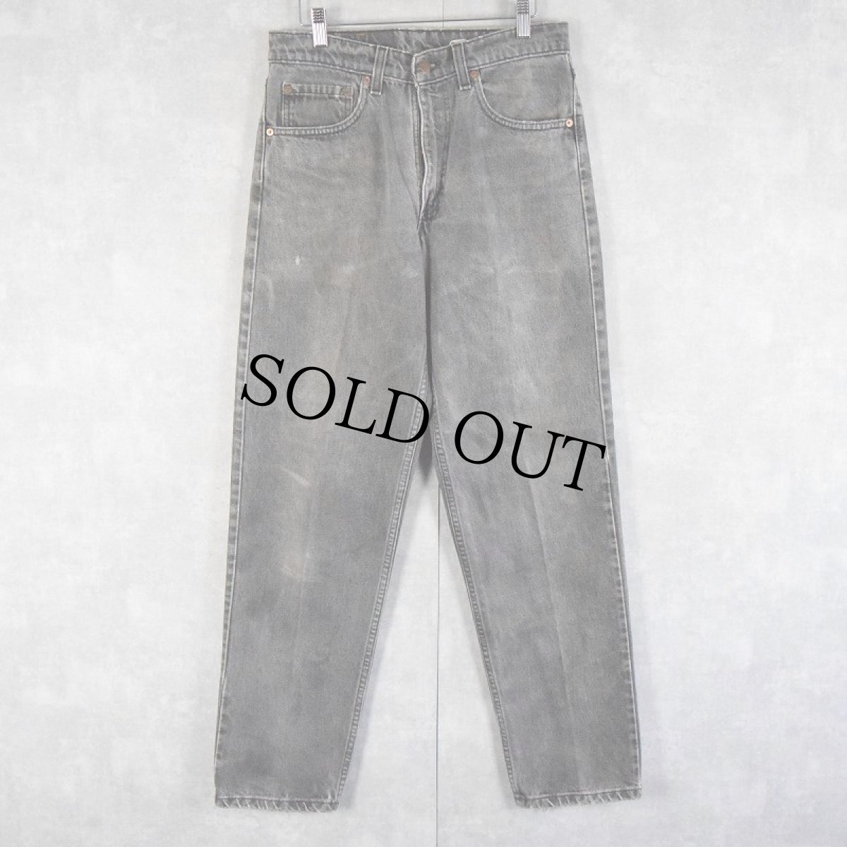 画像1: 90's Levi's 550 USA製 ブラックデニム W31 (1)