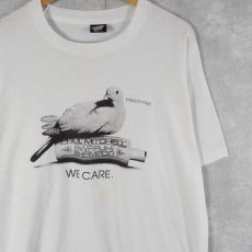 画像1: 80's PAUL MITCHELL USA製 企業ロゴプリントTシャツ XL (1)