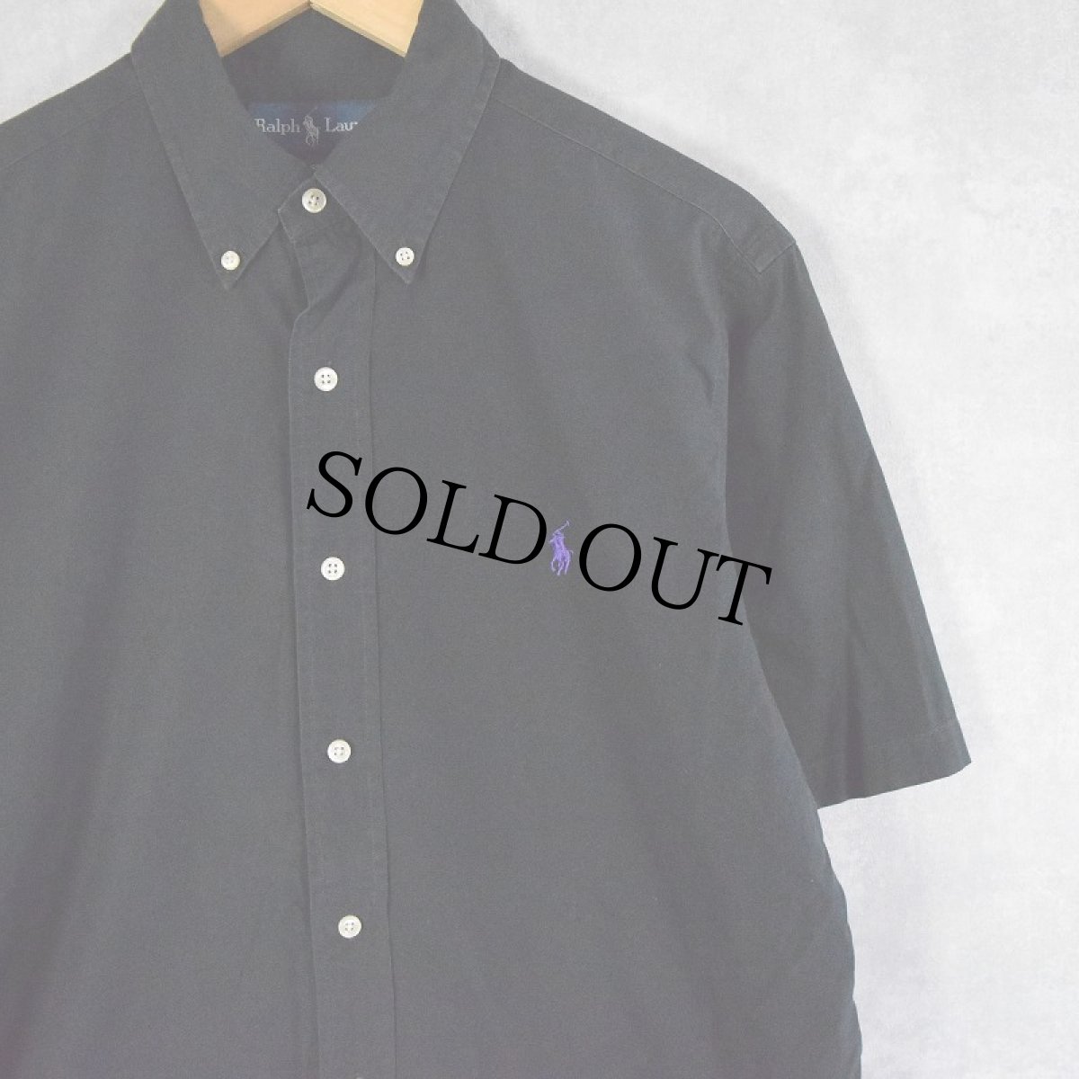画像1: 【お客様お支払処理中】Ralph Lauren "CLASSIC FIT" ロゴ刺繍 ボタンダウンシャツ  (1)