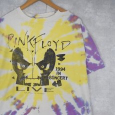 画像1: 90's PINK FLOYD USA製 "1994 IN CONCERT" タイダイ ロックバンドTシャツ XL (1)