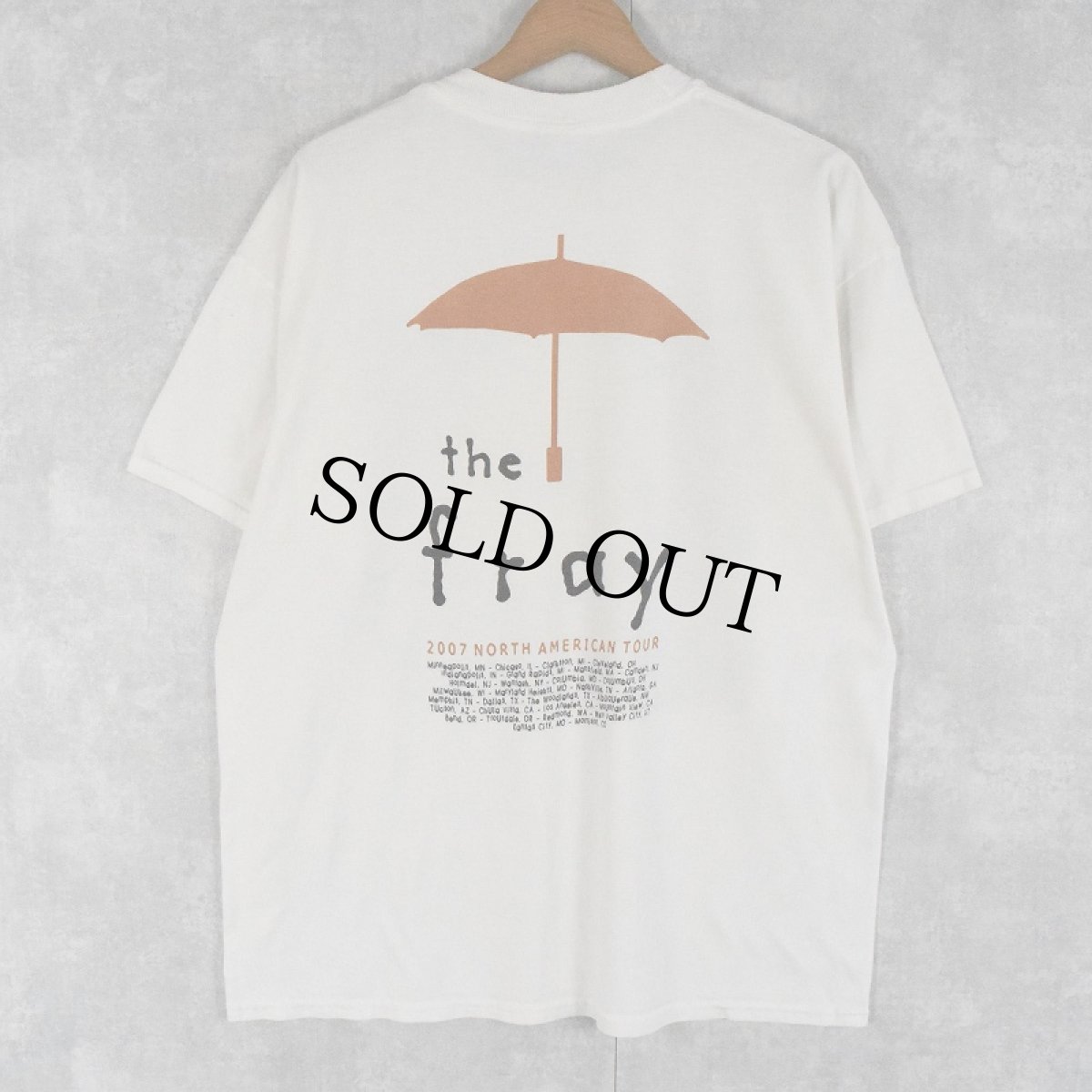 画像2: 2007 The Fray ロックバンドツアーTシャツ L (2)