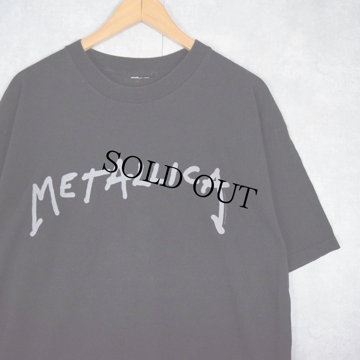 画像1: 2000's METALLICA "'TALLICA WUZ HERE" ロックバンドプリントTシャツ BLACK (1)