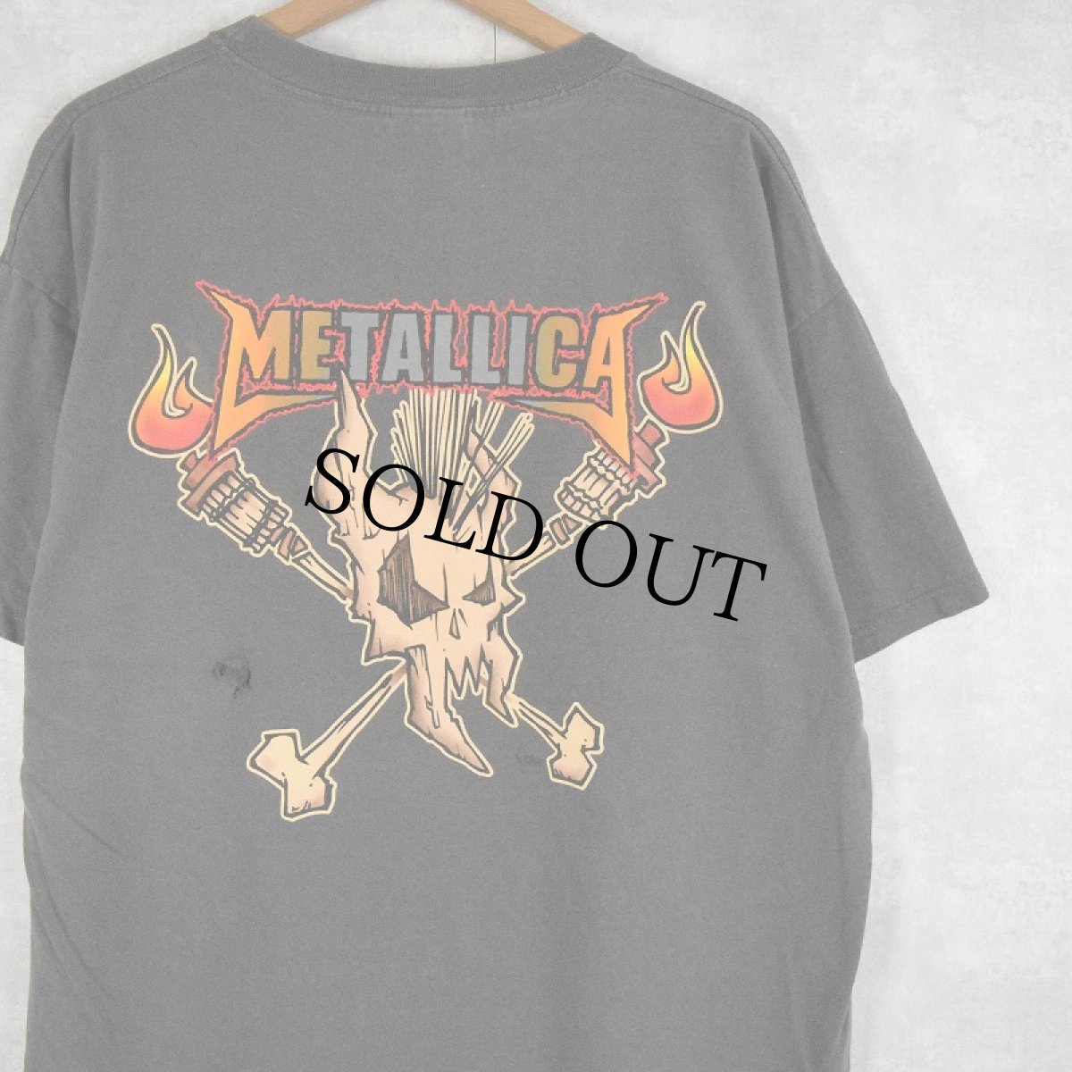 画像2: METALLICA "TIKI HEAD BINGERS" ロックバンドTシャツ XL (2)