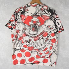画像2: 90's MORBID RAGS "Clown" 大判プリントTシャツ (2)