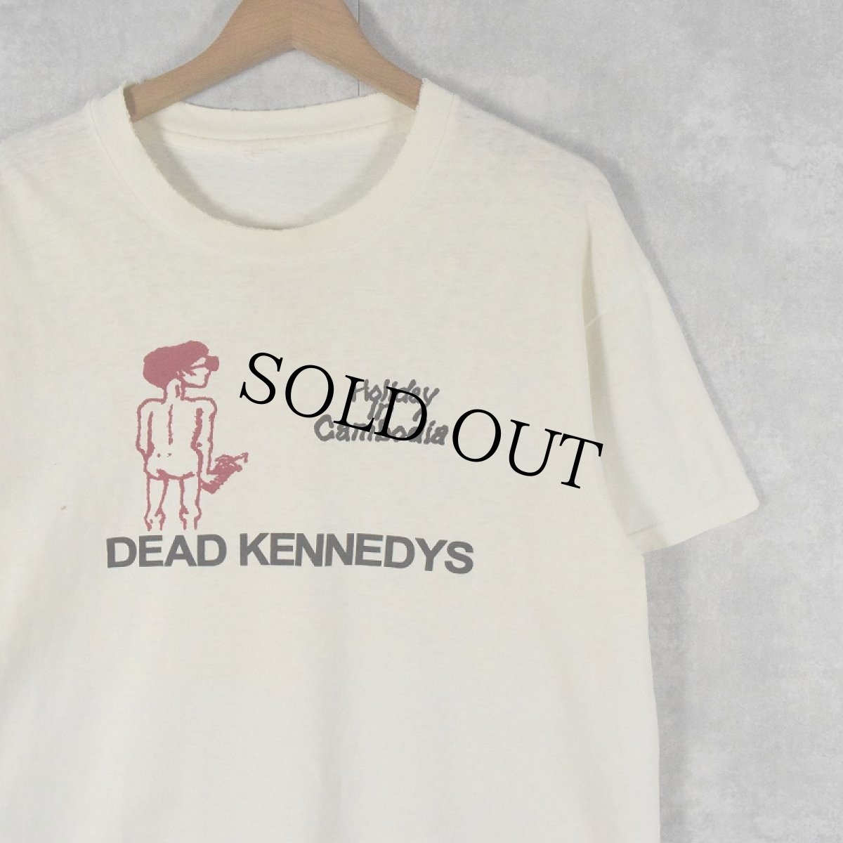 画像1: **【SALE】 80's Dead Kennedys "Holiday in Cambodia" ハードコア・パンクバンドTシャツ (1)