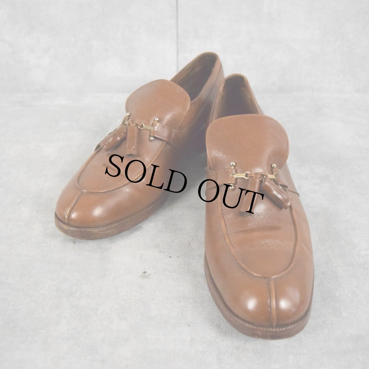 画像1: 80's  FLORSHEIM Royal Imperial タッセル付き ローファー 27.5cm (1)