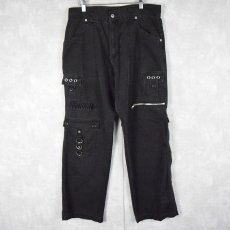 画像1: KIK WEAR デザインカーゴパンツ W35 (1)