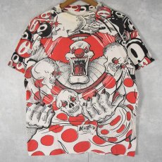画像1: 90's MORBID RAGS "Clown" 大判プリントTシャツ (1)